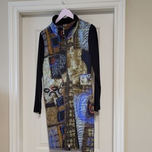 Versatile dress/Jacket can be dressed up or down.
